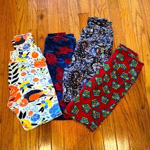 LuLaRoe Leggings-Set of 4 Pairs! (OS)